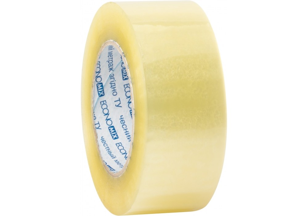 Стрічка клейка пакувальна Economix 48 мм*270 ярд прозора